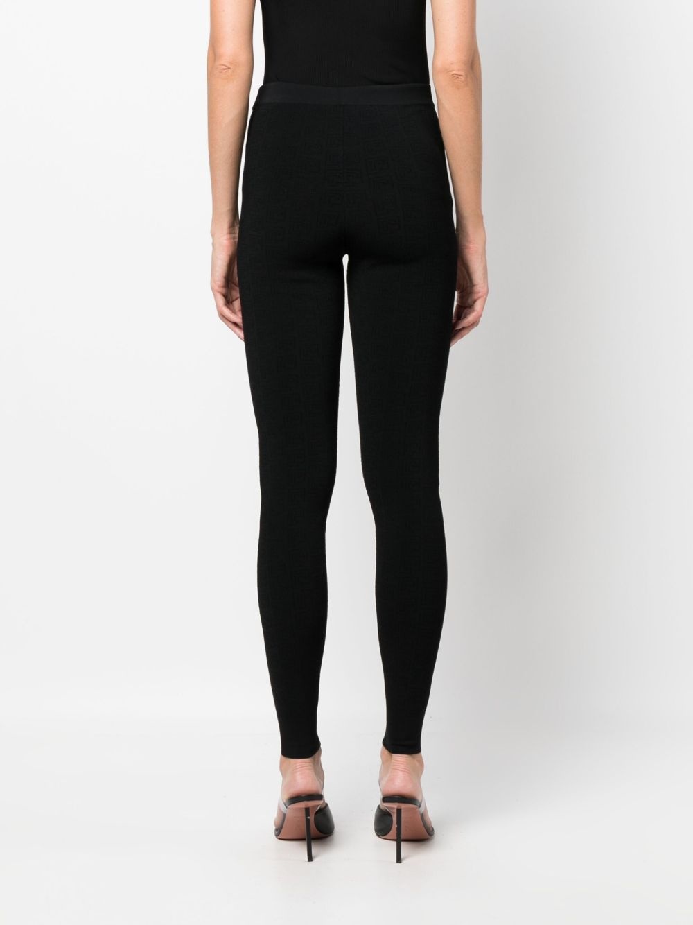 logo-waistband leggings - 4