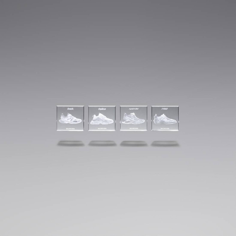 Track Sneaker Laser Cube in Grey 6