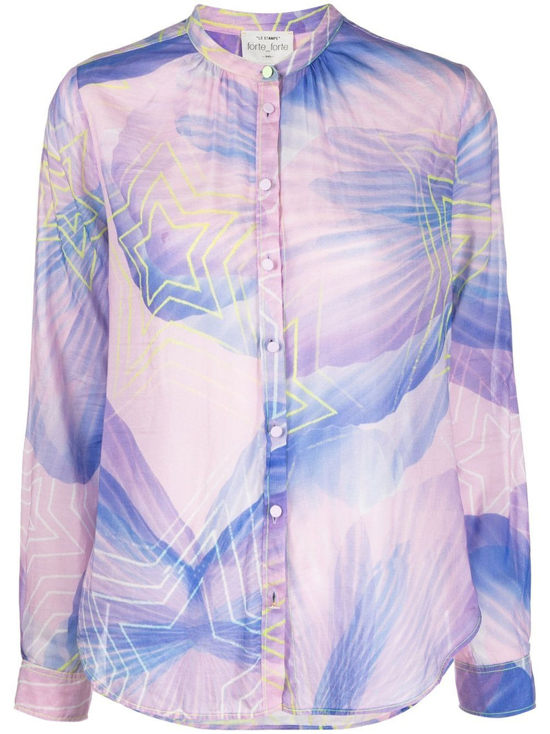 star-print long-sleeve shirt 1