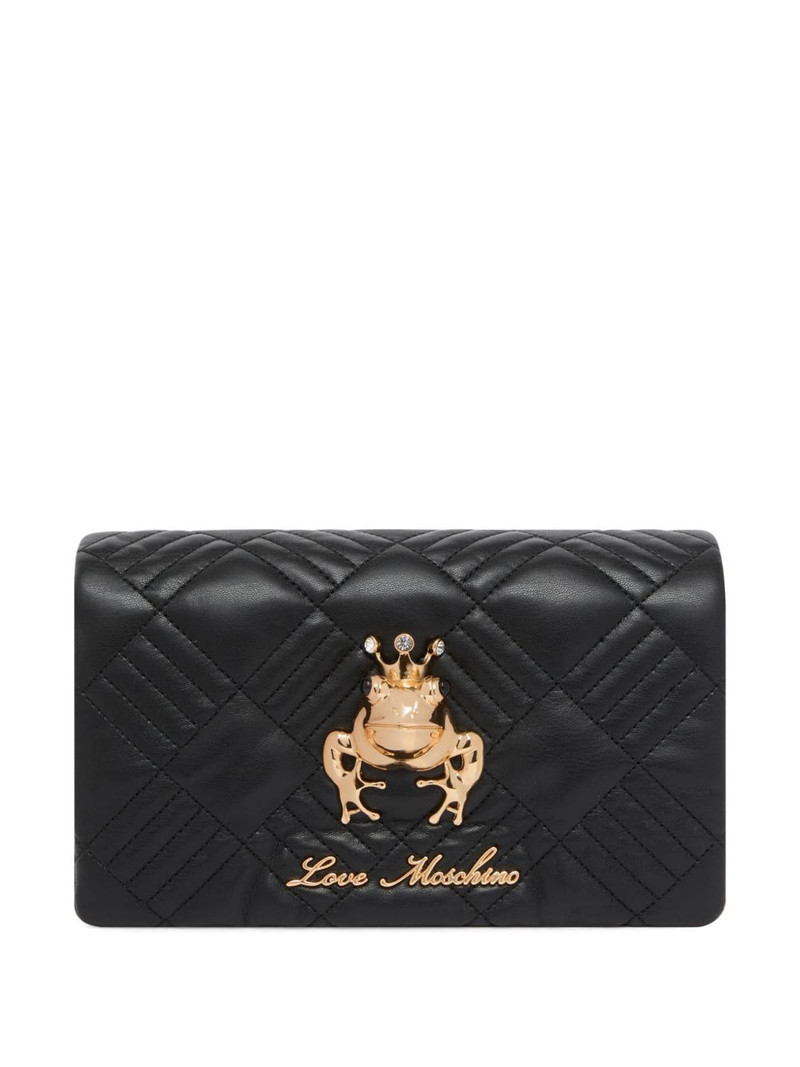 quilted frog shoulder bag 1