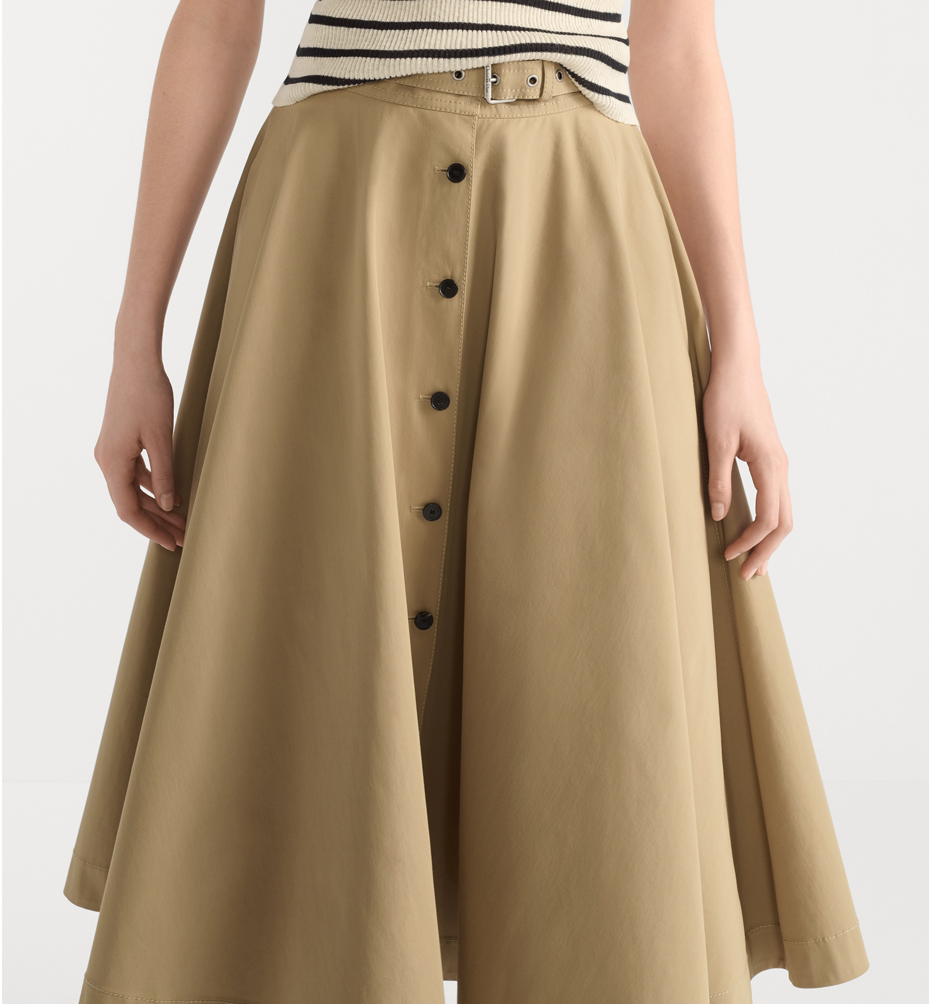 Dioriviera Mid-Length Belted Skirt - 3