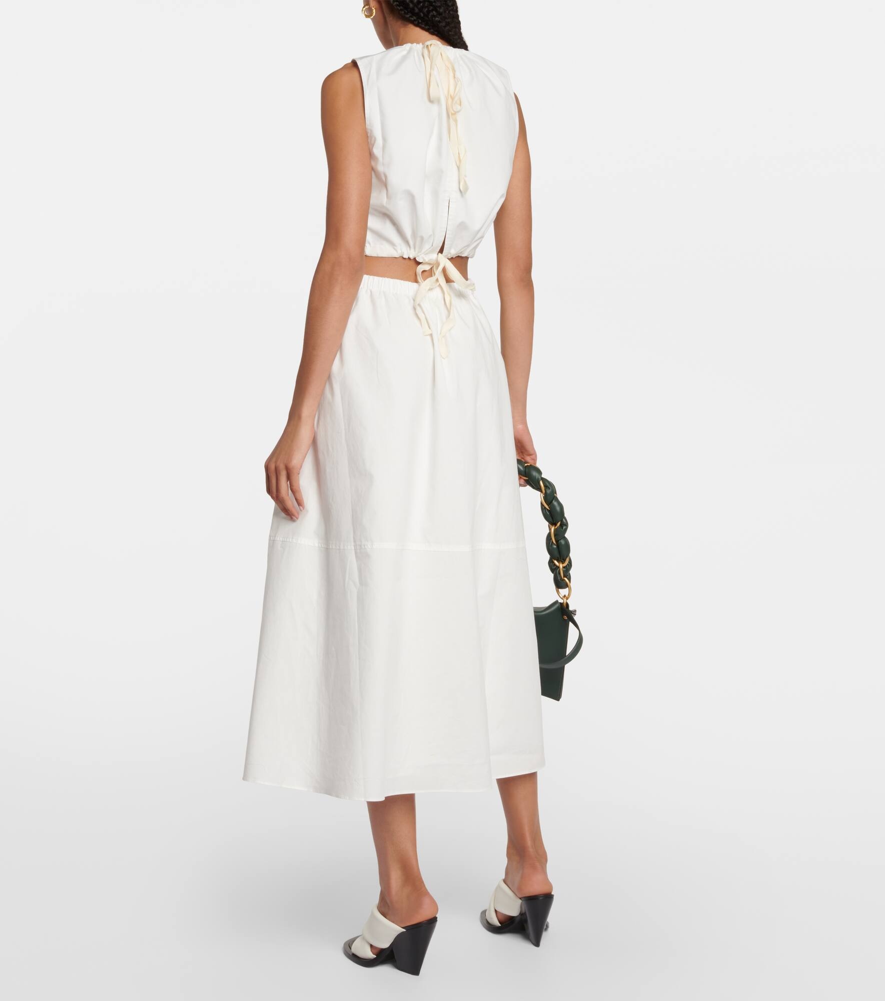 White Label cutout cotton midi dress - 3