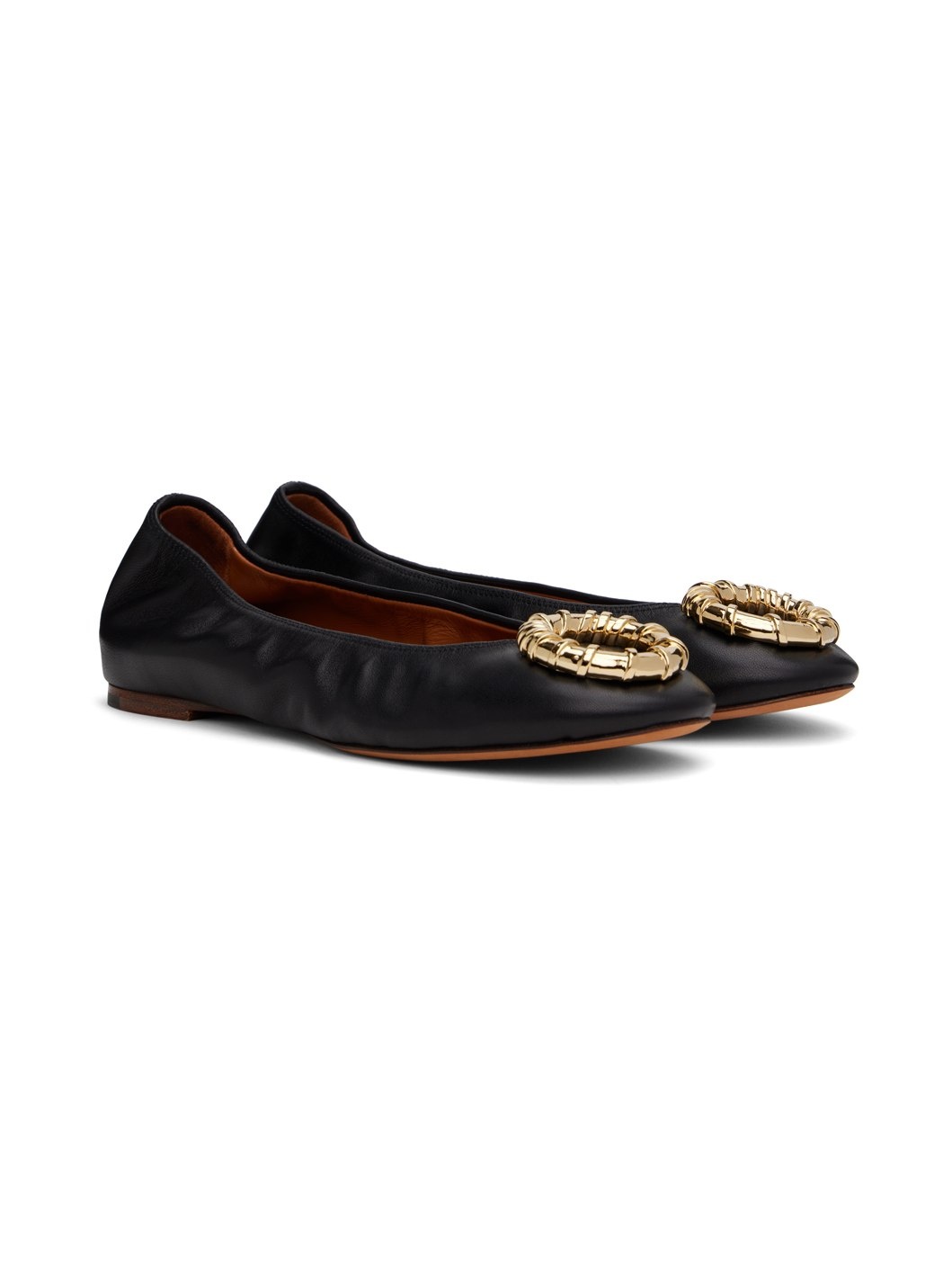 Black Mélodie Ballerina Flats - 4