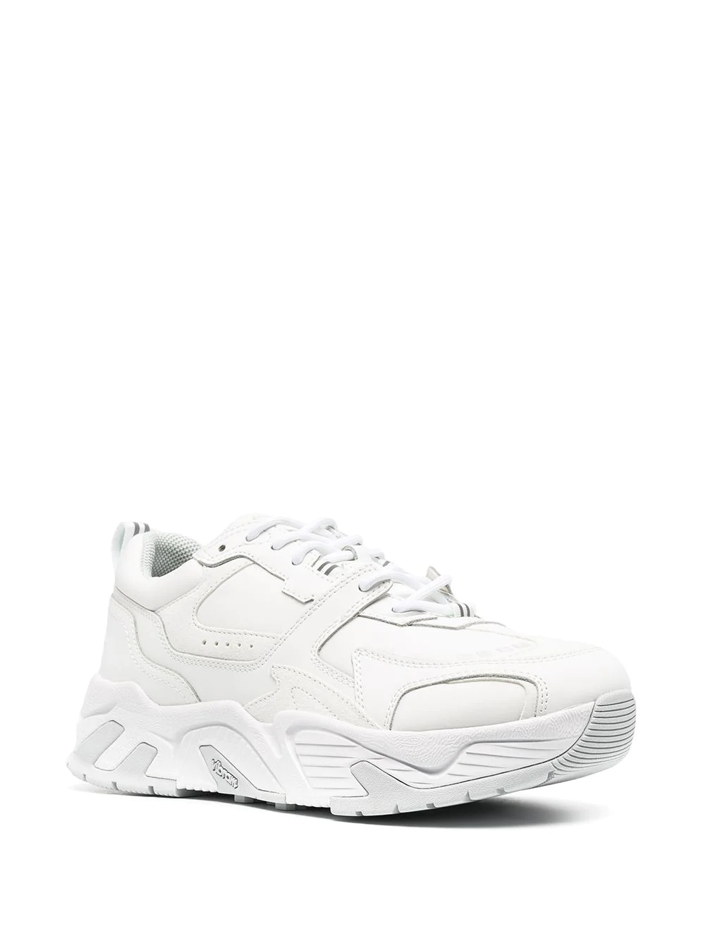 tonal panel chunky sneakers - 2