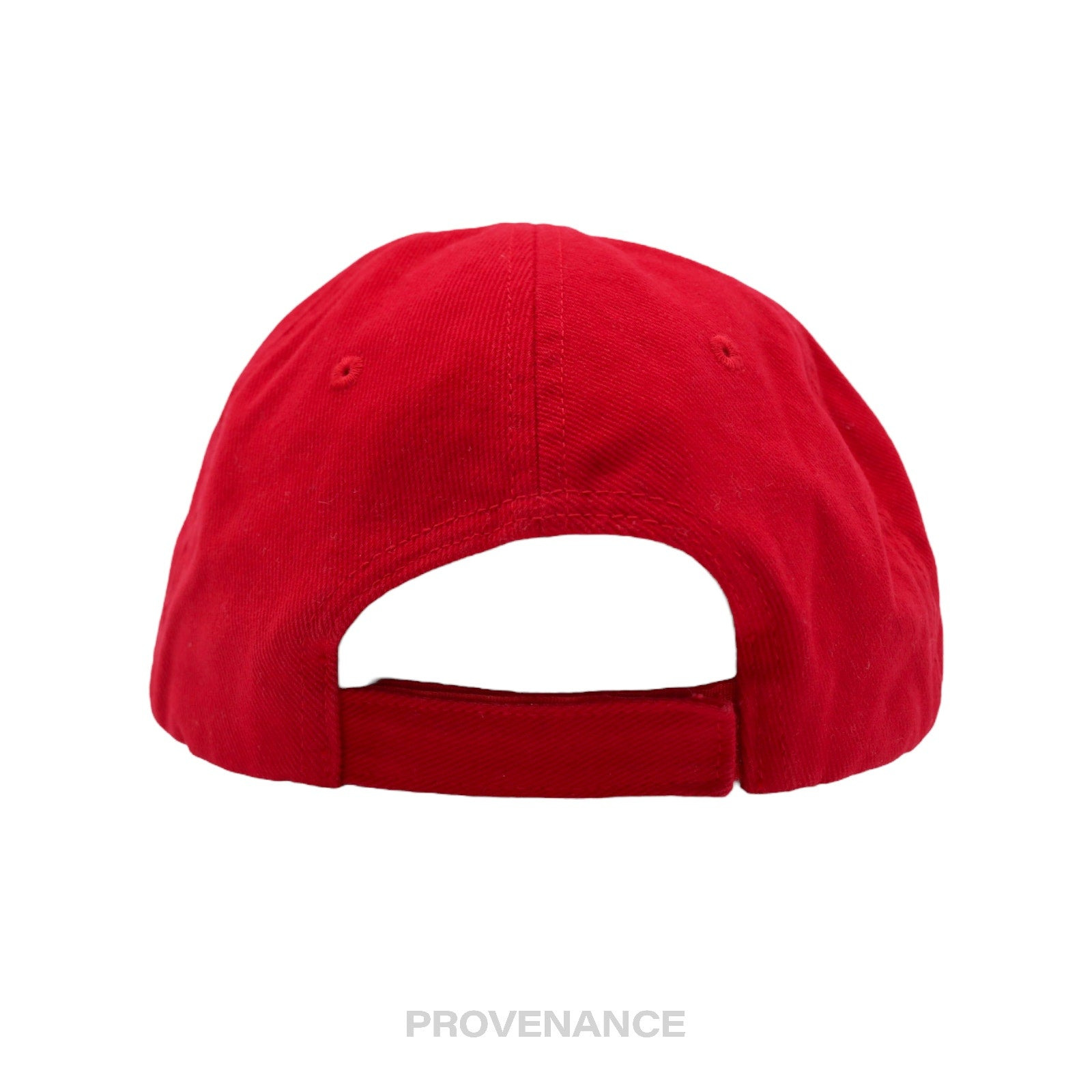 Balenciaga Embroidered Logo Cap - Red - 2