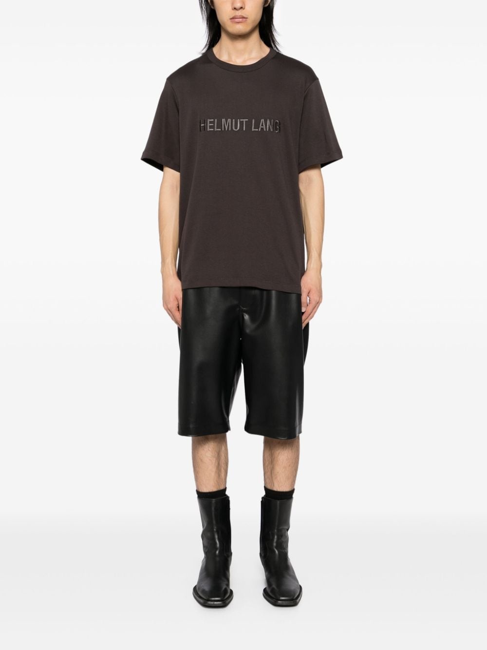 logo-embroidered T-shirt - 2