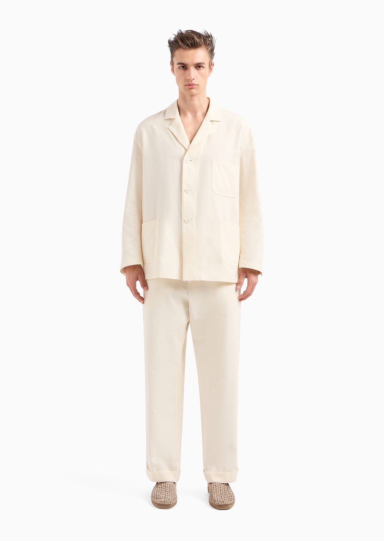 Single-breasted cotton suit - 2