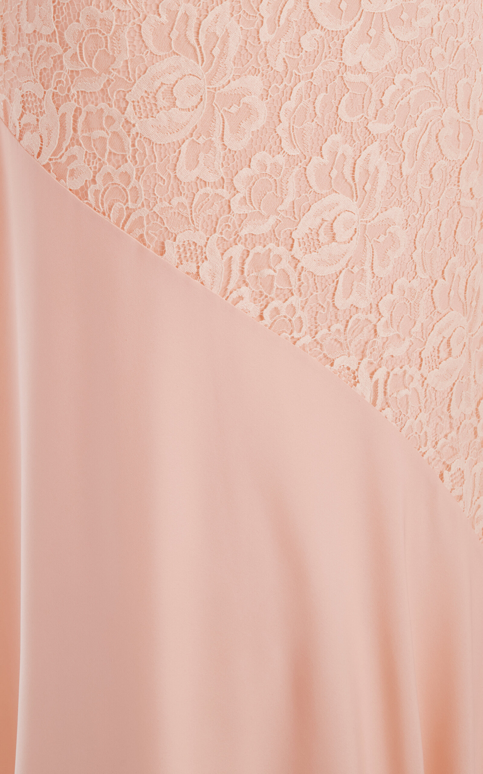 Georgette-Detailed Lace Slip Gown pink - 5