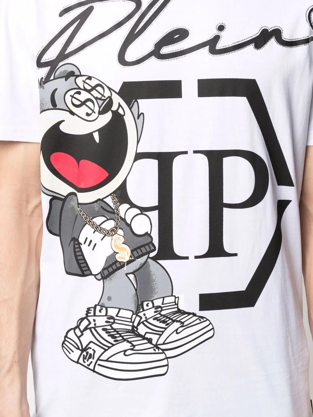 graphic-print logo T-shirt - 5