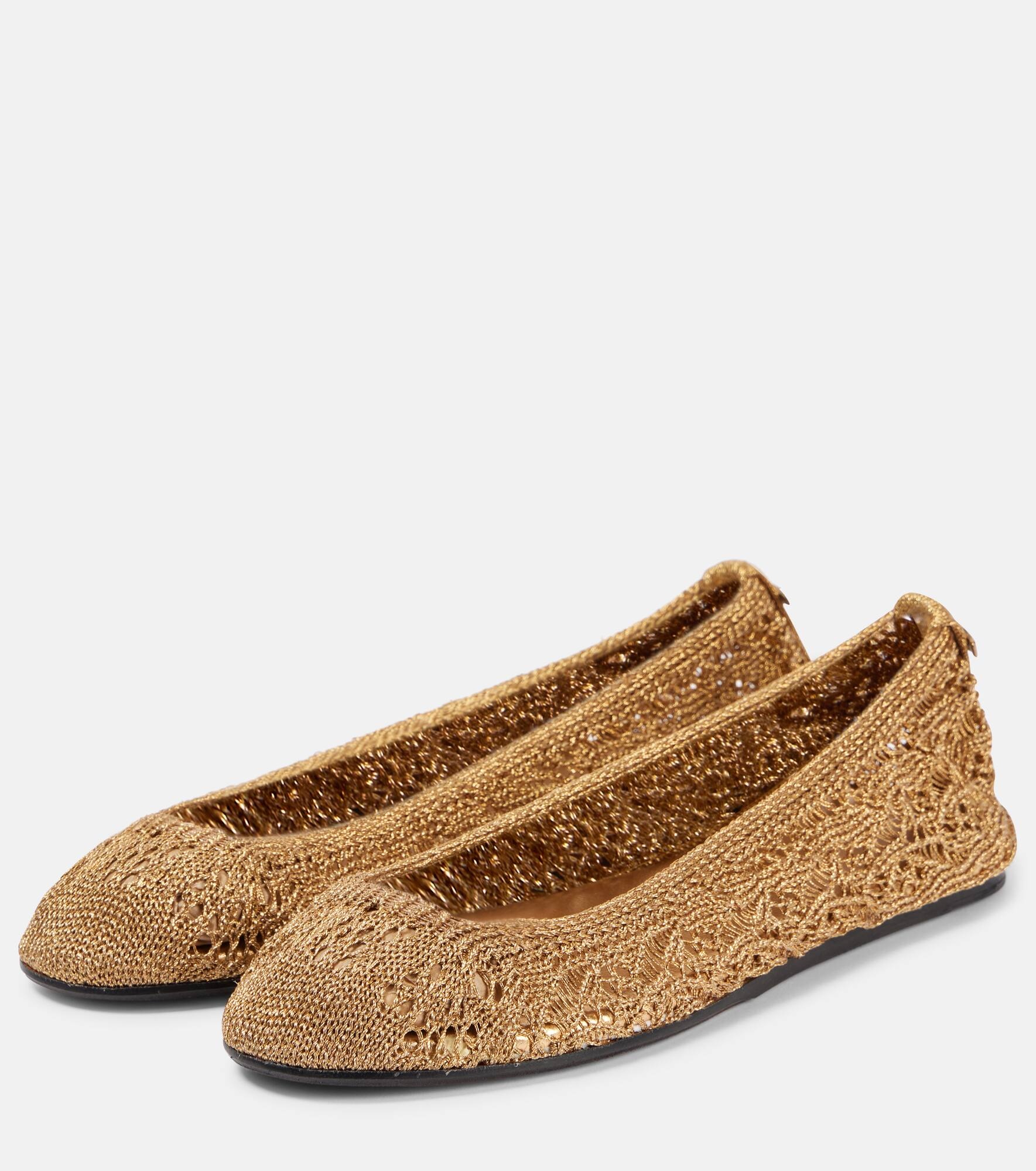 Belna metallic ballet flats - 4