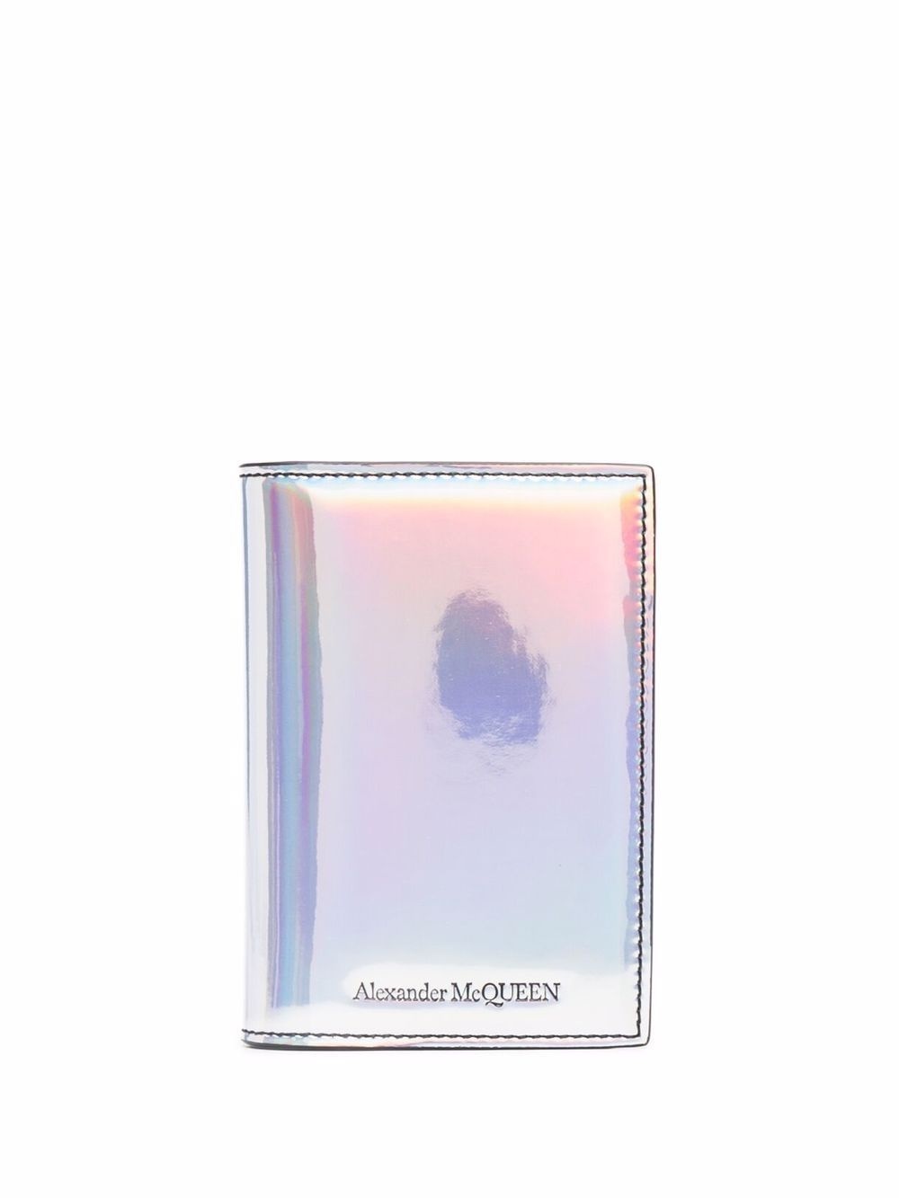 iridescent leather card holder - 1