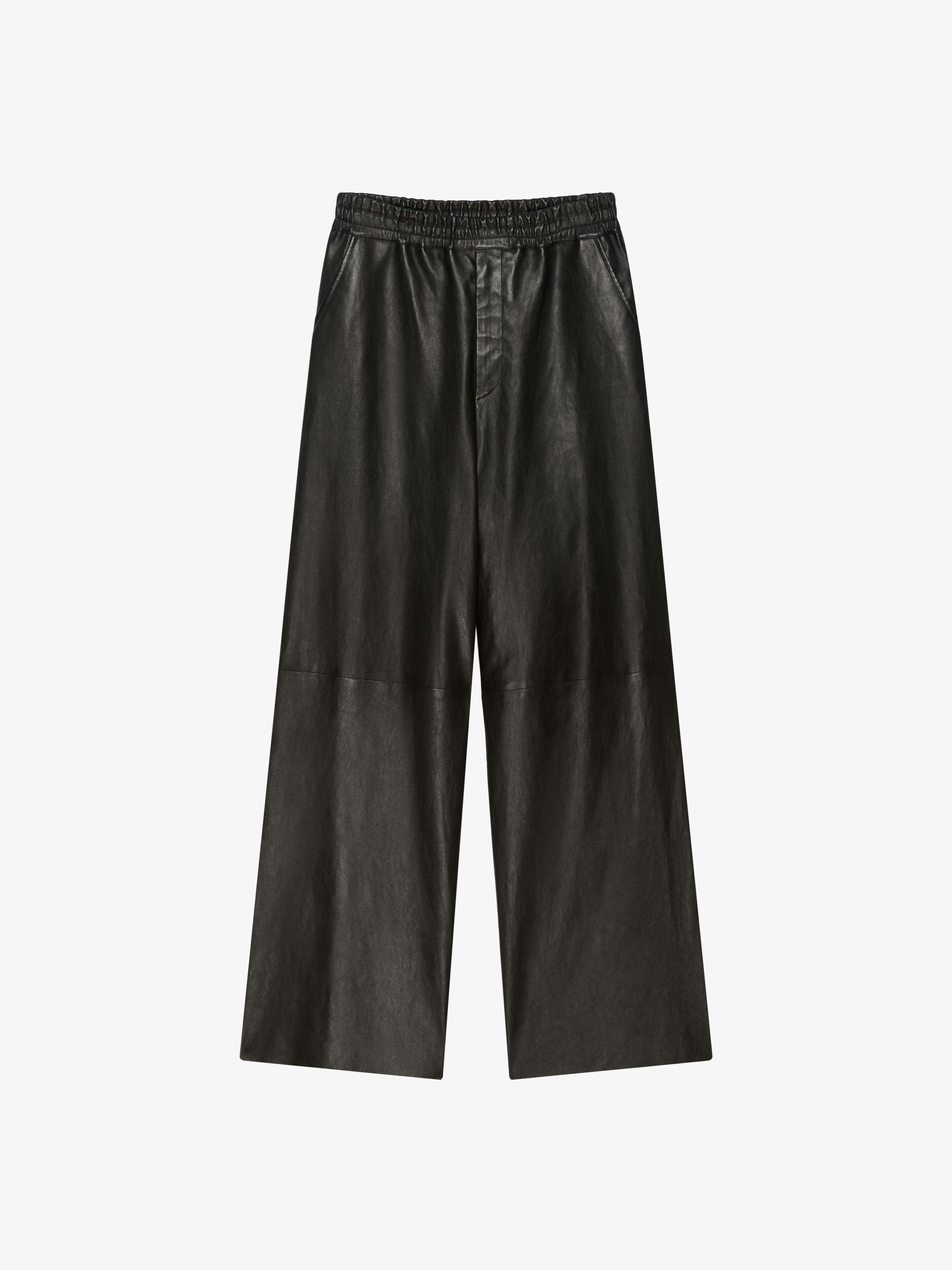 OVERSIZED PANTS IN LEATHER - 1