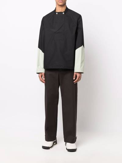 Jil Sander colour-block panelled short jacket outlook