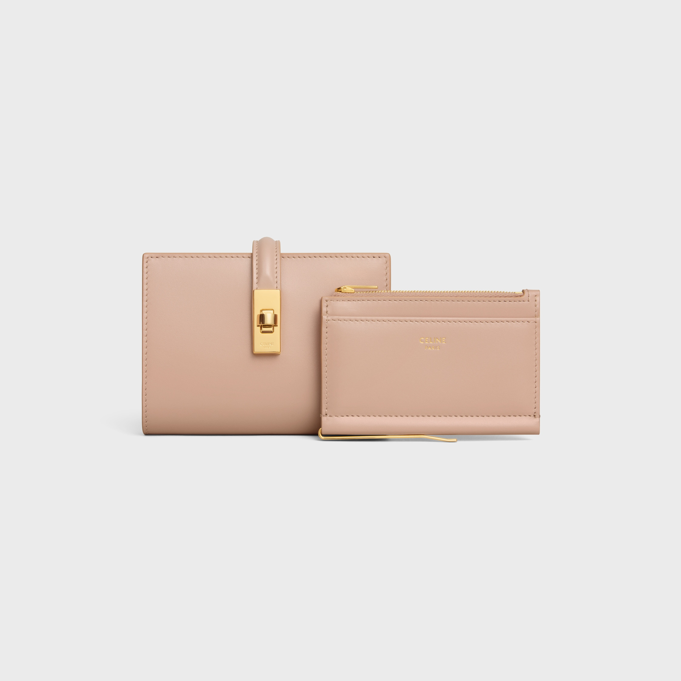 WALLET WITH COIN PURSE 16 IN SATINATED CALFSKIN - 6