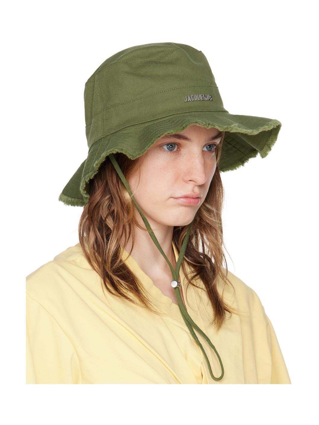 Khaki Les Classiques 'Le bob Artichaut' Bucket Hat - 2