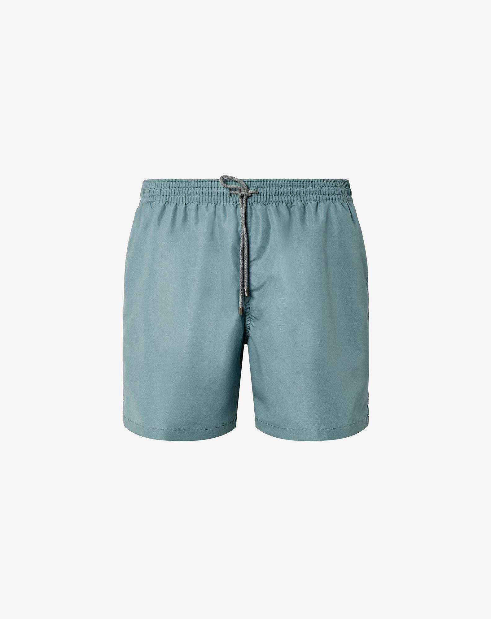 Aqua green short swim shorts - 1
