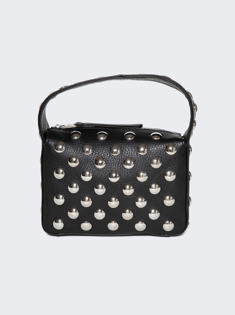 Small Elena Bag Black Leather With Studs - 1