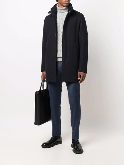 Canali wool tailored trousers outlook