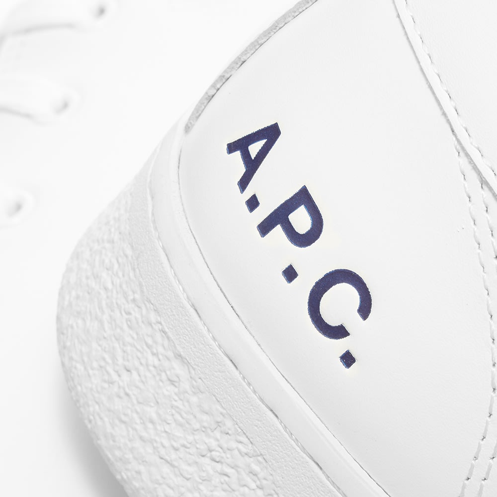 A.P.C. Leather Tennis Sneaker - 4