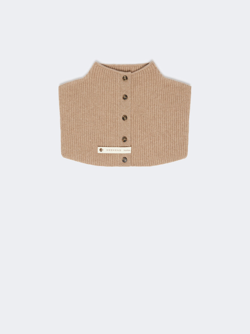 PIROGA Cashmere knit collar - BEIGE SHADED 6
