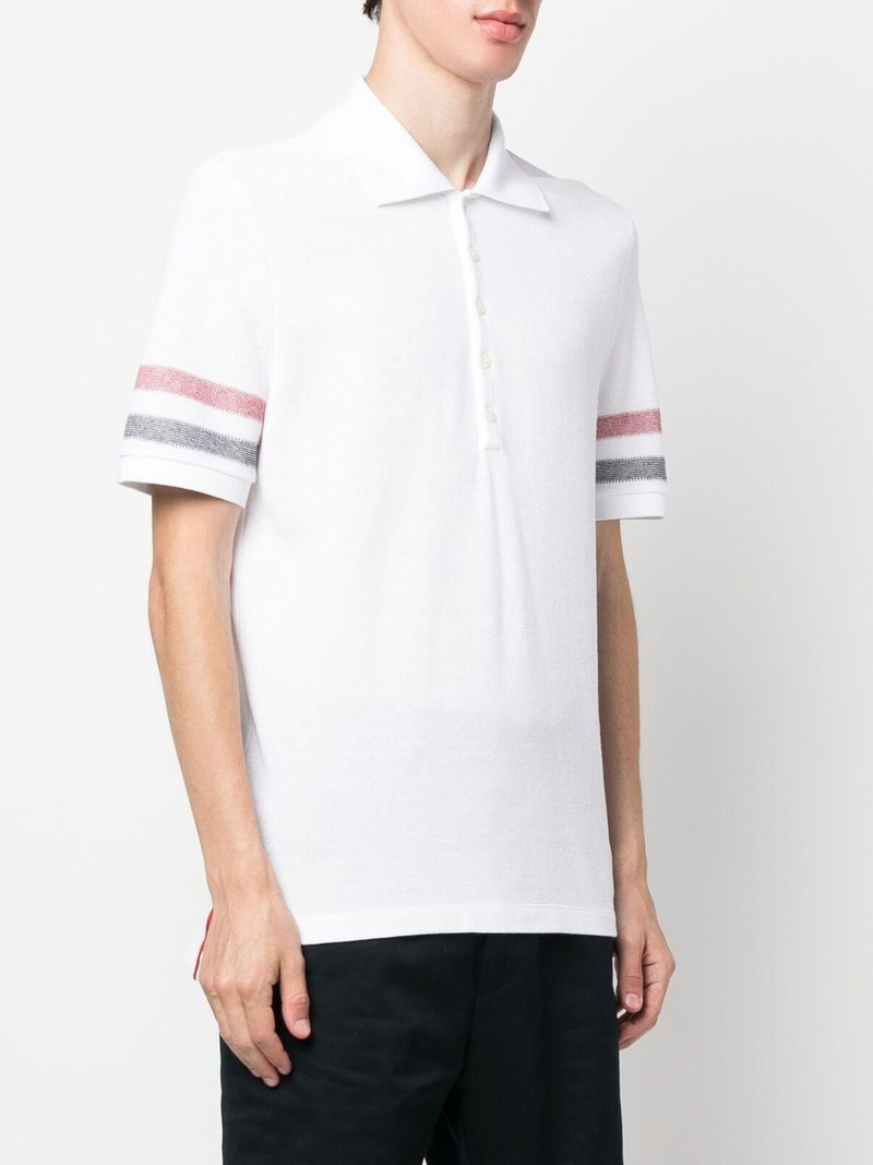 RWB Stripe cotton polo shirt 3