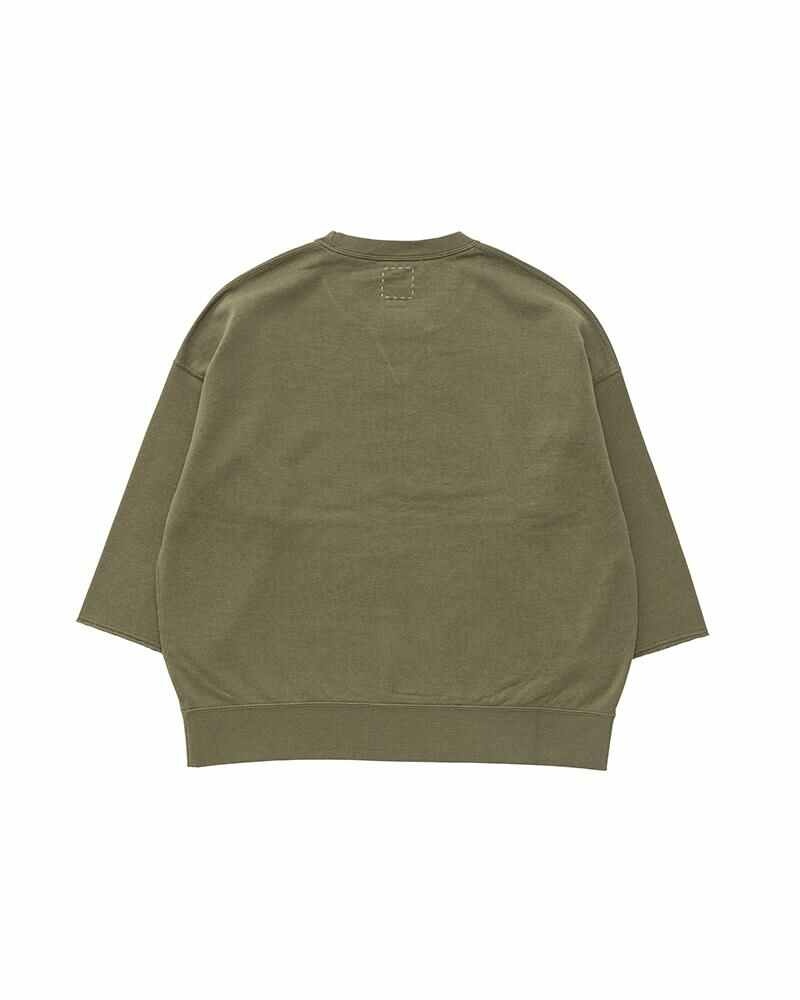 AMPLUS SB SWEAT 3/4 (C/SI) OLIVE - 2