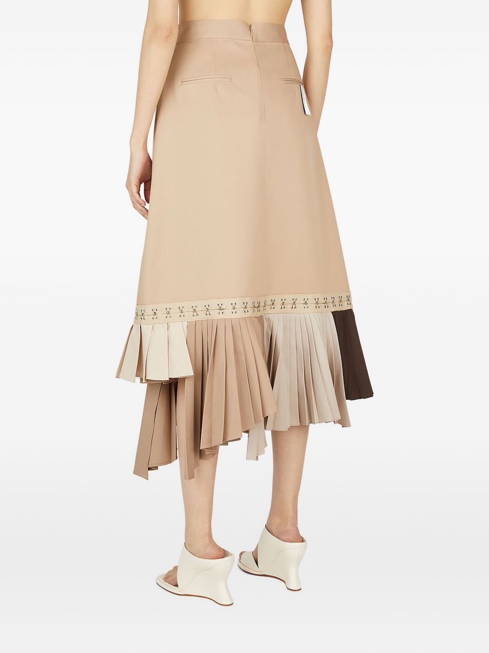 pleated embellished skirt - 4