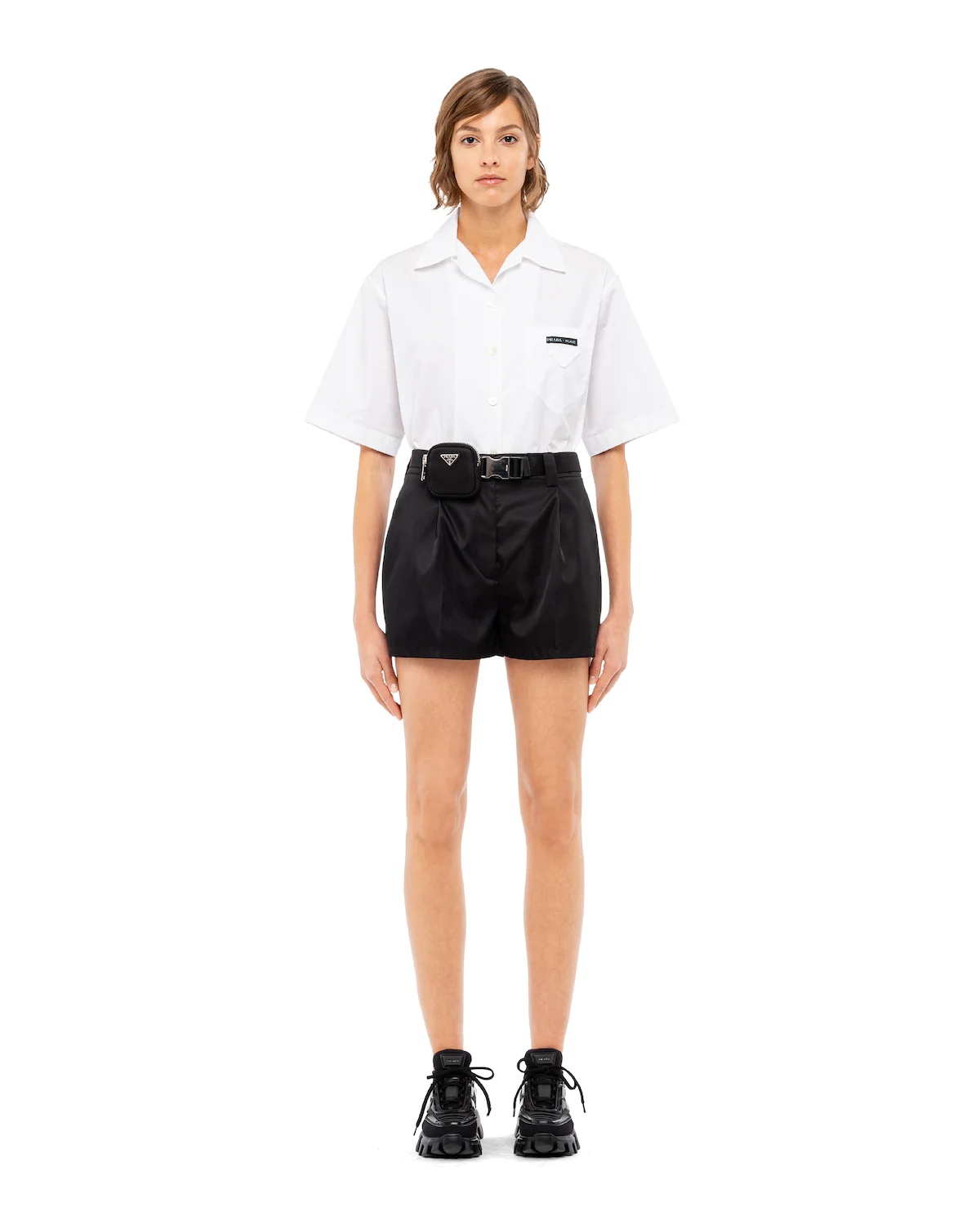 Re-Nylon gabardine shorts - 2