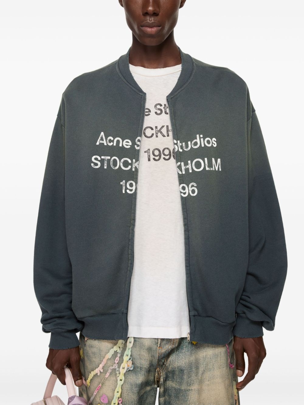 zip-up sweatshirt - 4