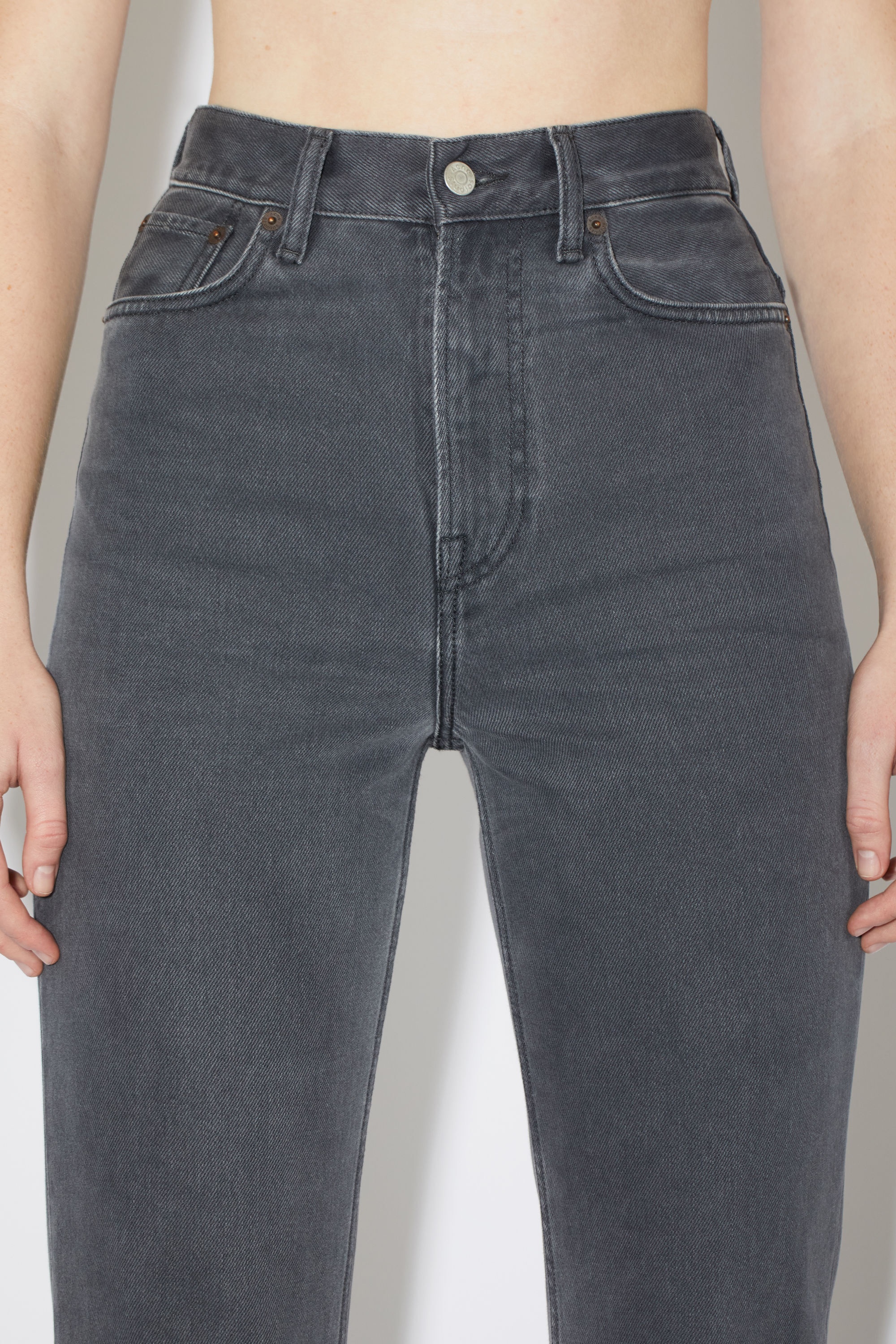 Bootcut fit jeans - Dark grey - 6