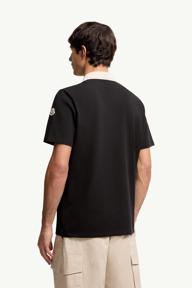 Embroidered Logo Cotton Piquet Polo Shirt 5