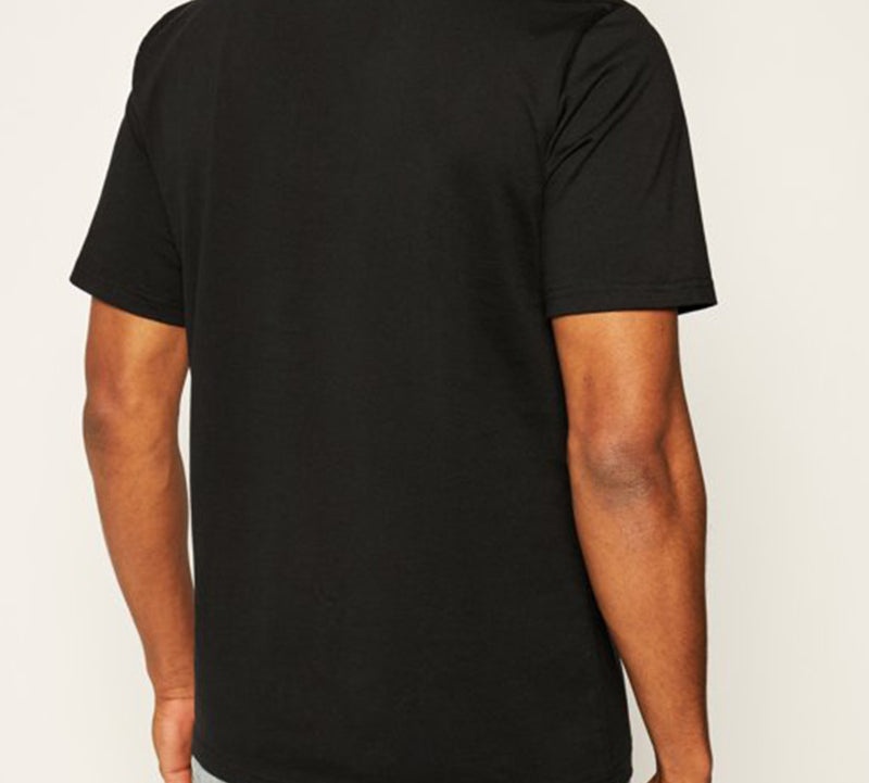 Men's Converse Loose Alphabet Printing Short Sleeve Casual Black 10019604-A02 - 5