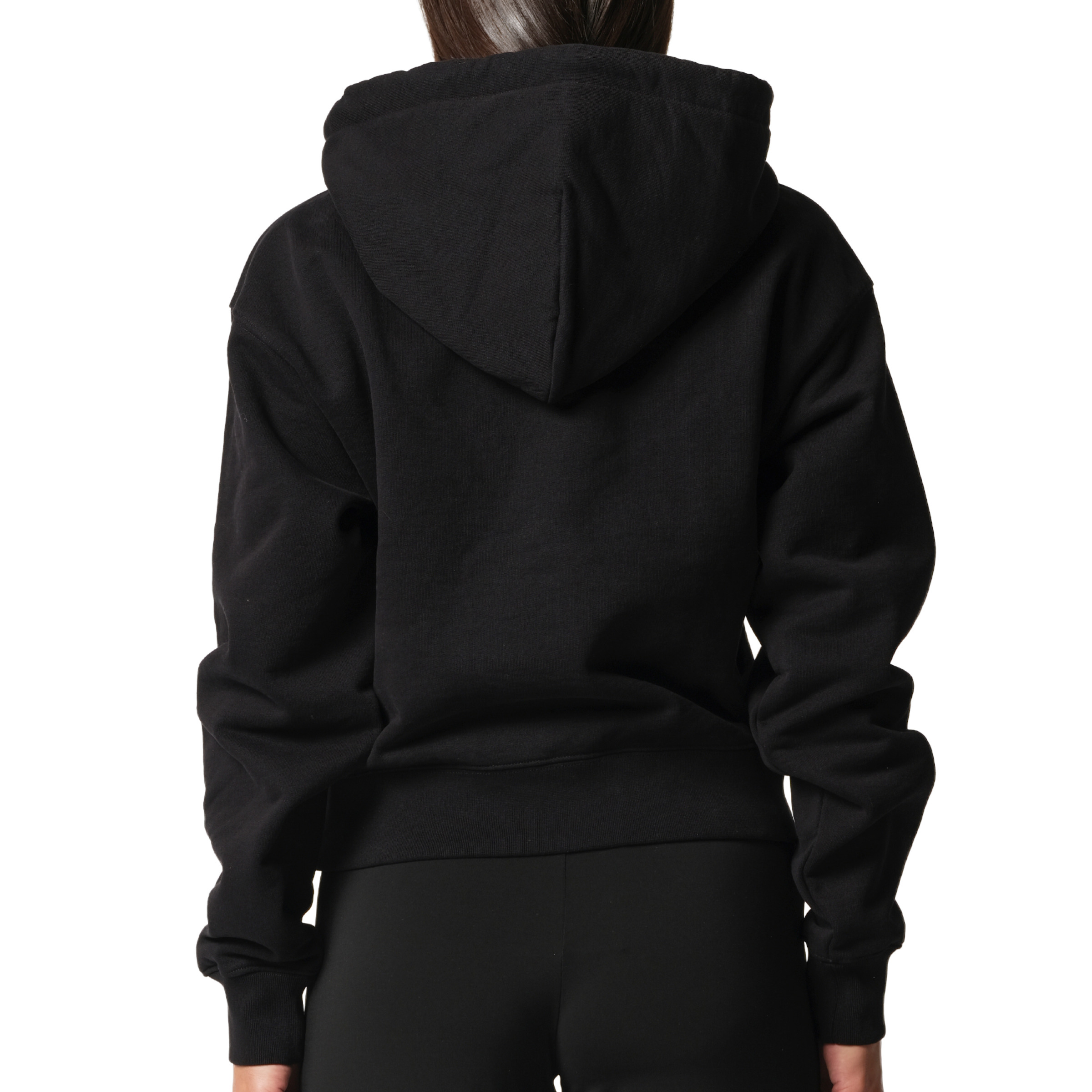 Le Hoodie Gros Grain in Black - 6
