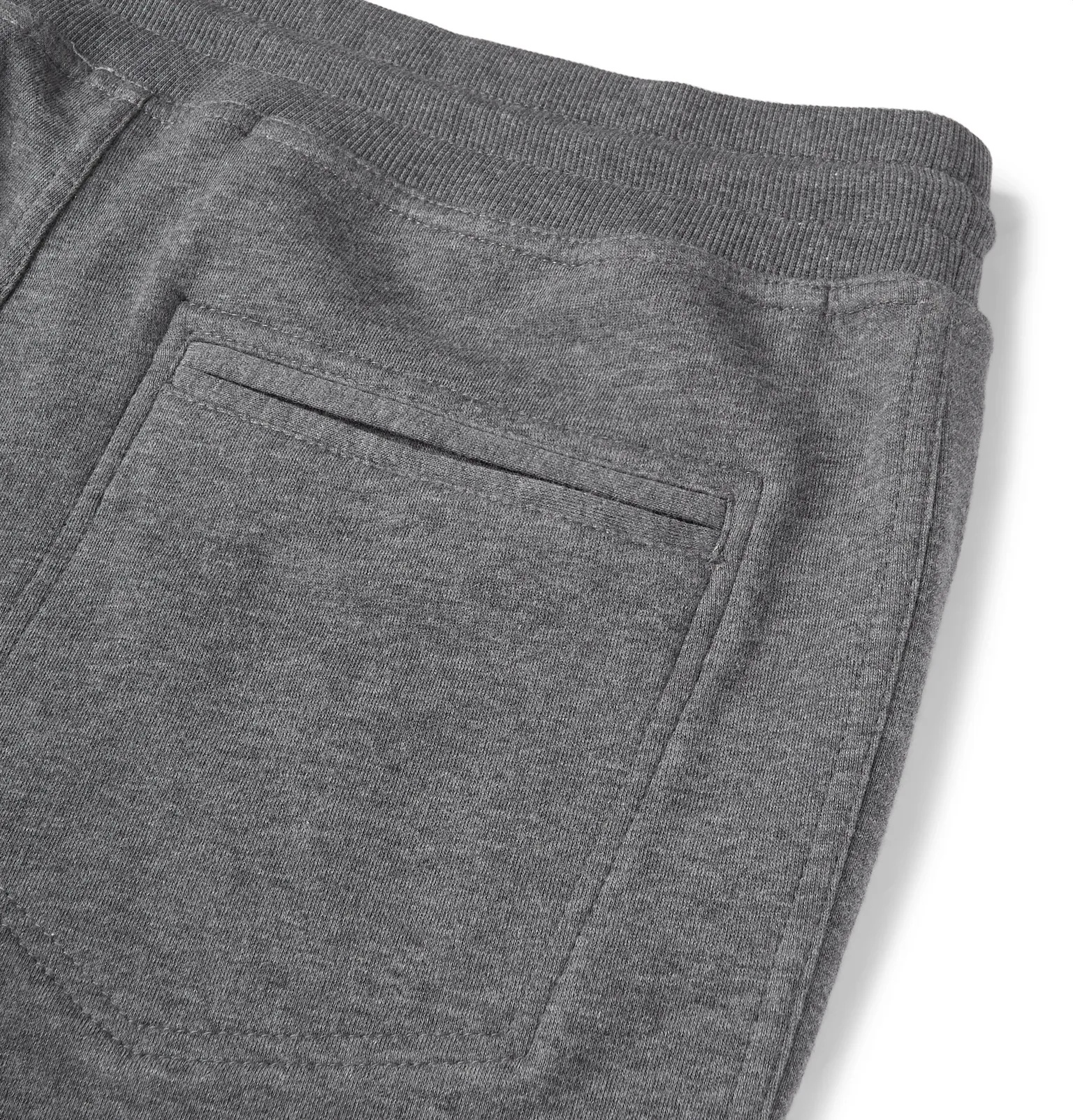 Tapered Cotton-Blend Jersey Sweatpants - 10