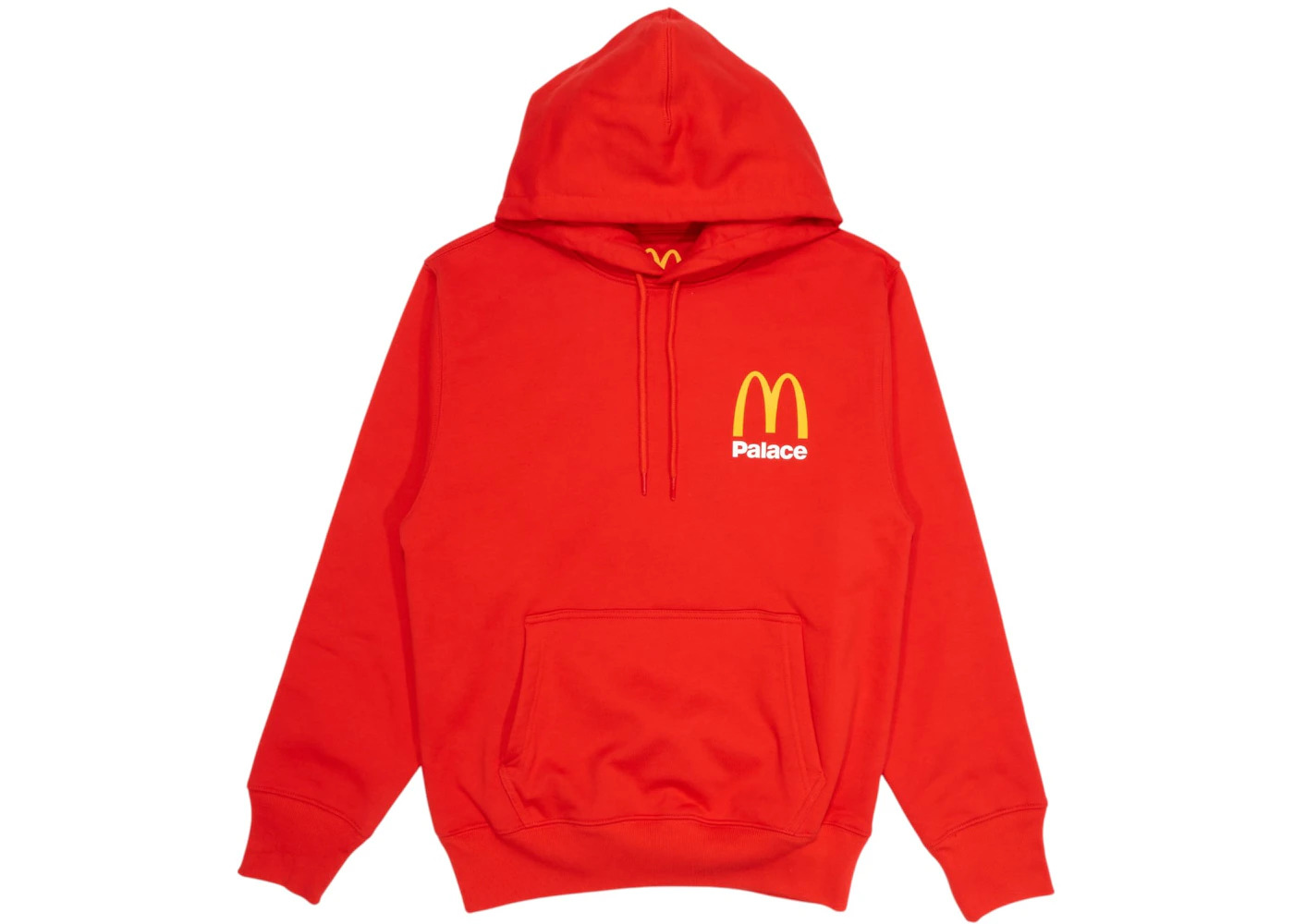 Palace x McDonald's Logo Hood Red - 1