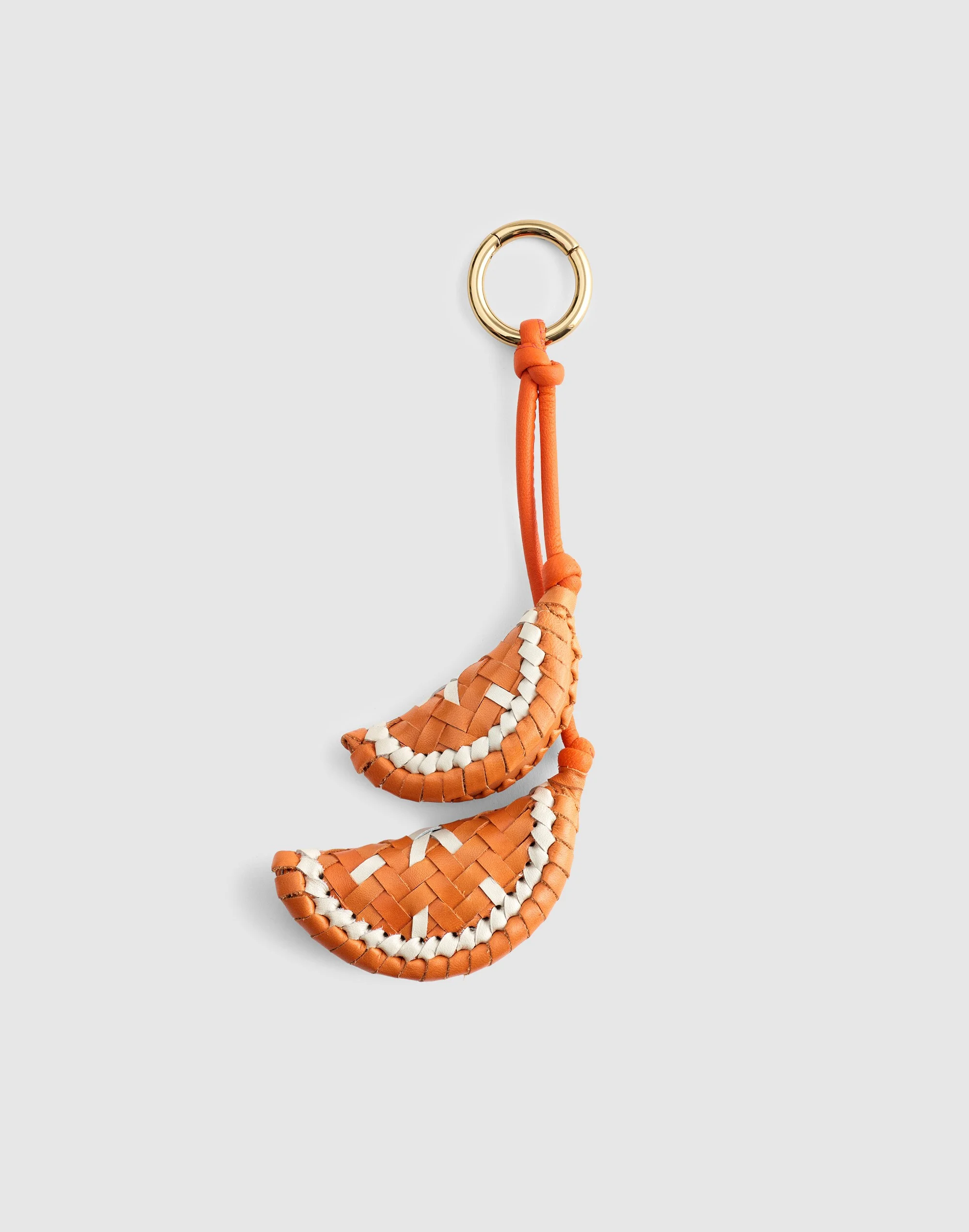 Woven Citrus Bag Charm - 1