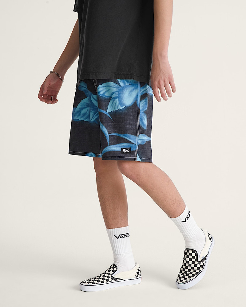 Airbrush Floral Boardshorts 6