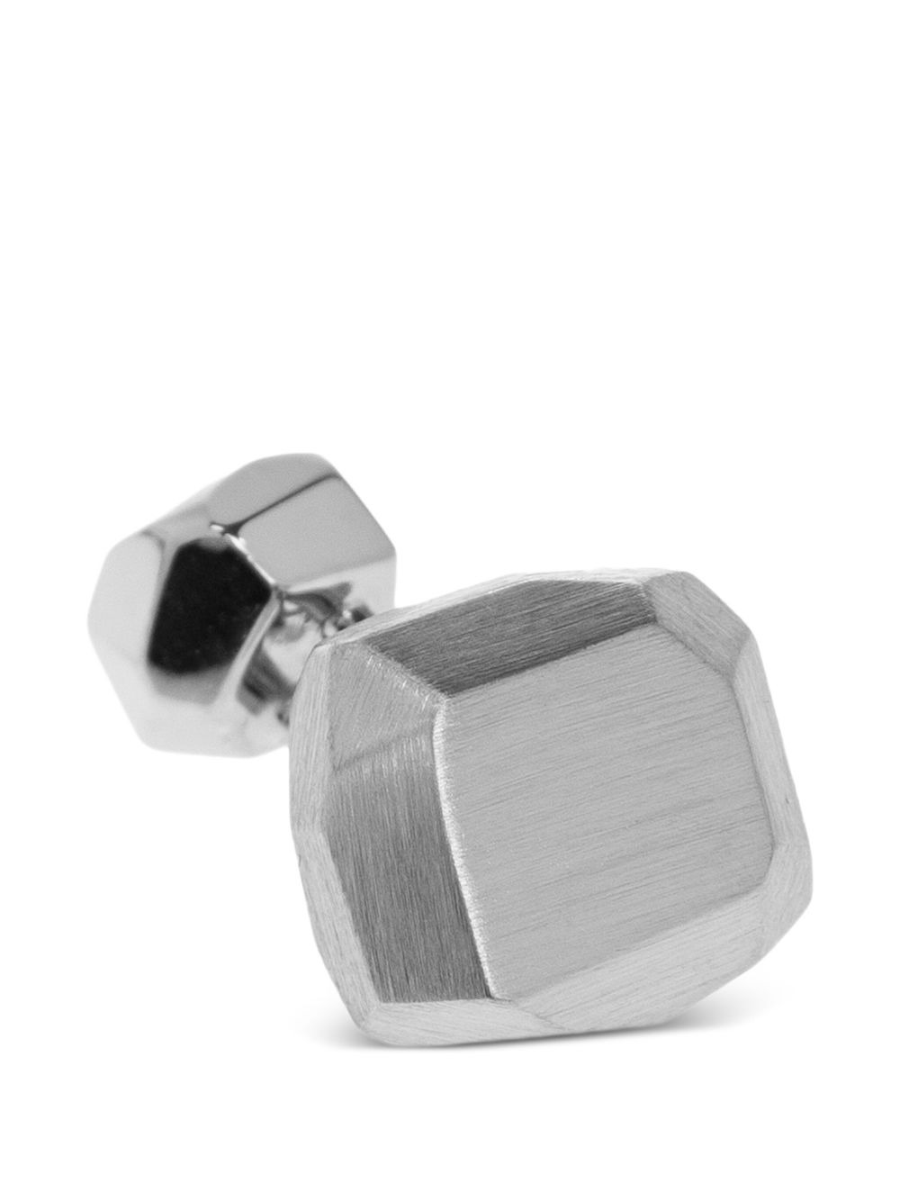 faceted-design cufflinks - 2