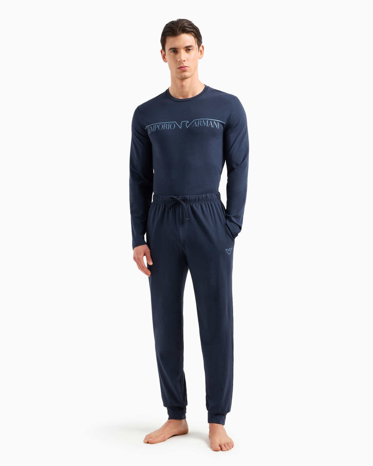 ASV megalogo organic-cotton pyjamas - 2