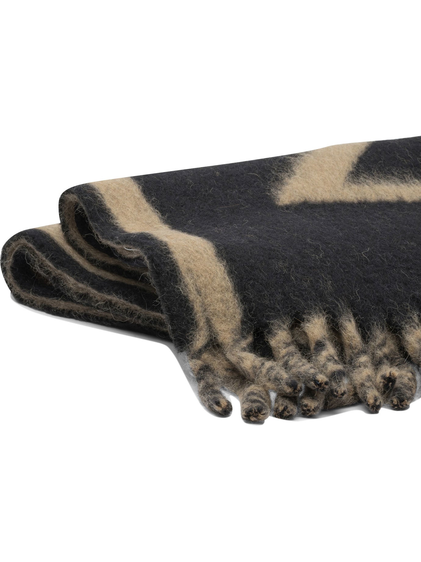 Alexander Mcqueen Scarf Logo Mohair 38x200 - 2