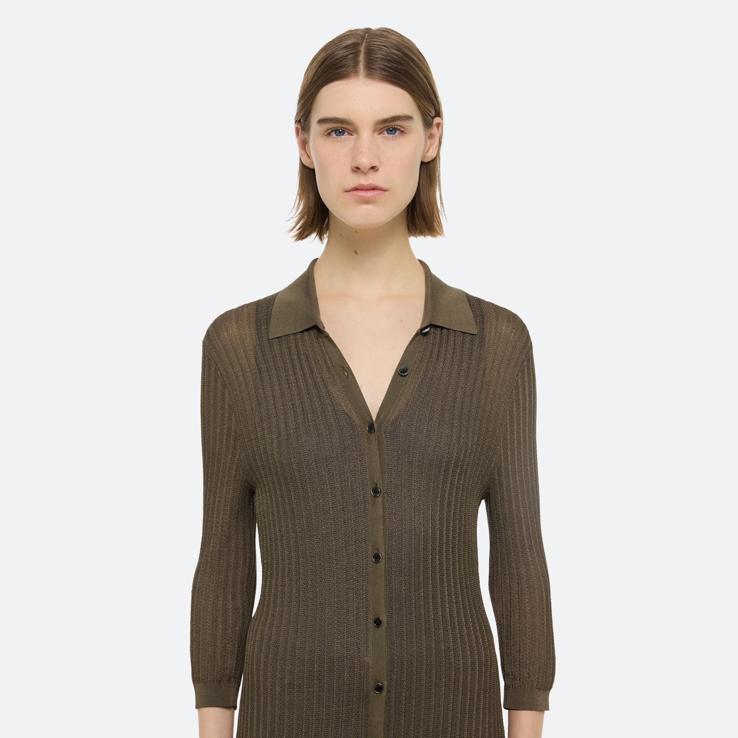 POINTELLE POLO DRESS - 6
