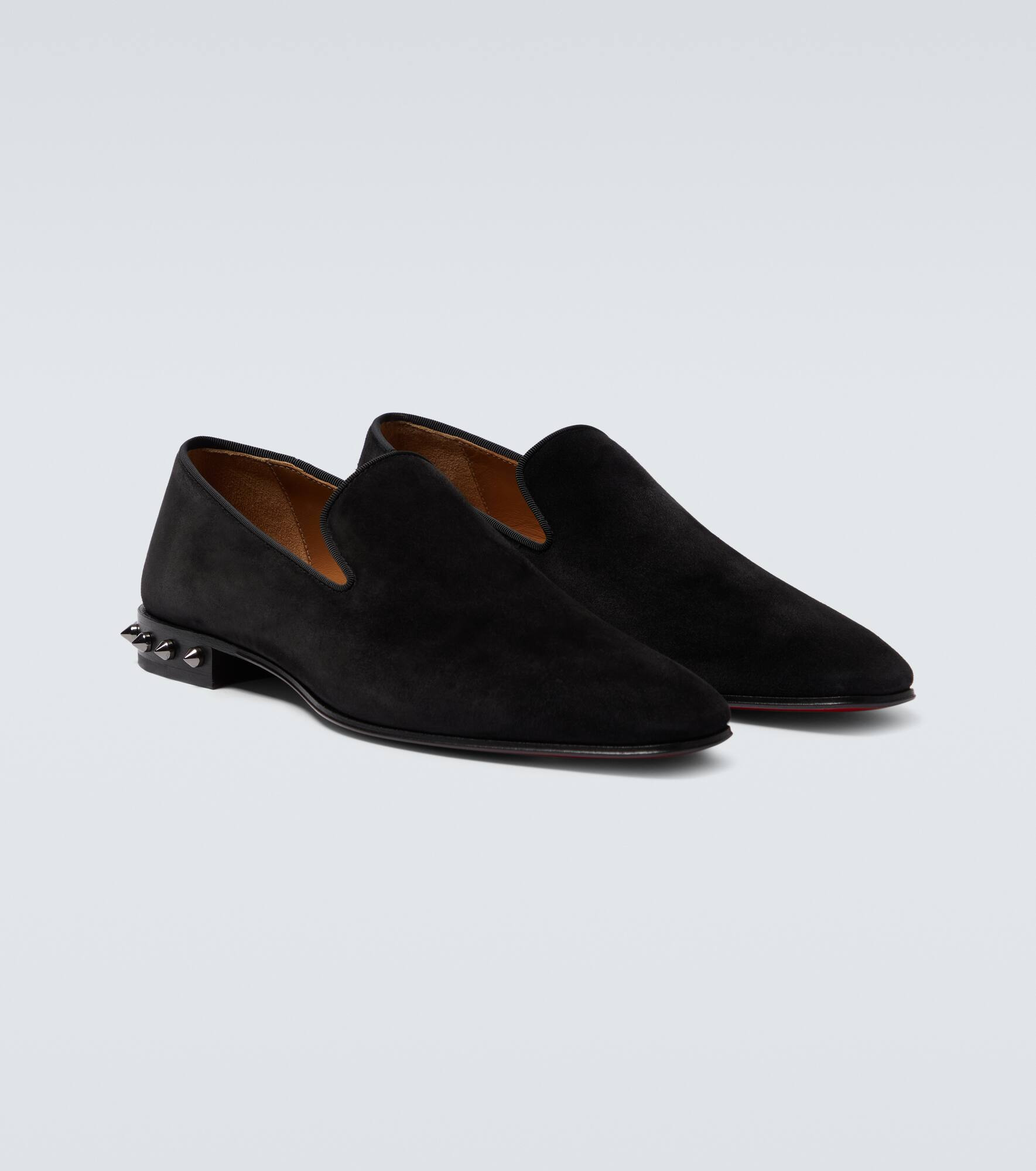 Marquees spiked suede loafers - 5