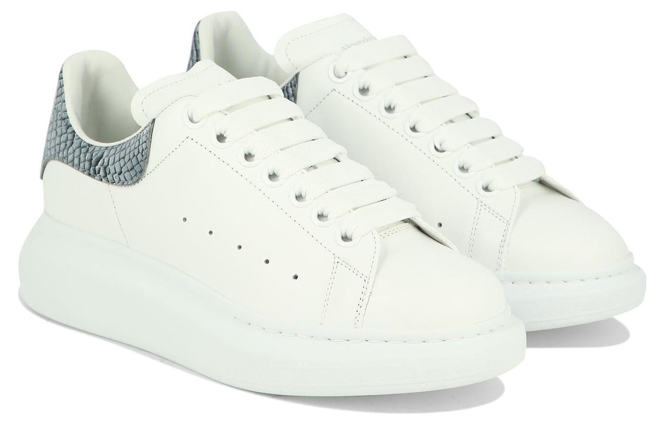 (WMNS) Alexander McQueen Oversized Shoes 'White Ice Snake' 718139WIE838857 - 3