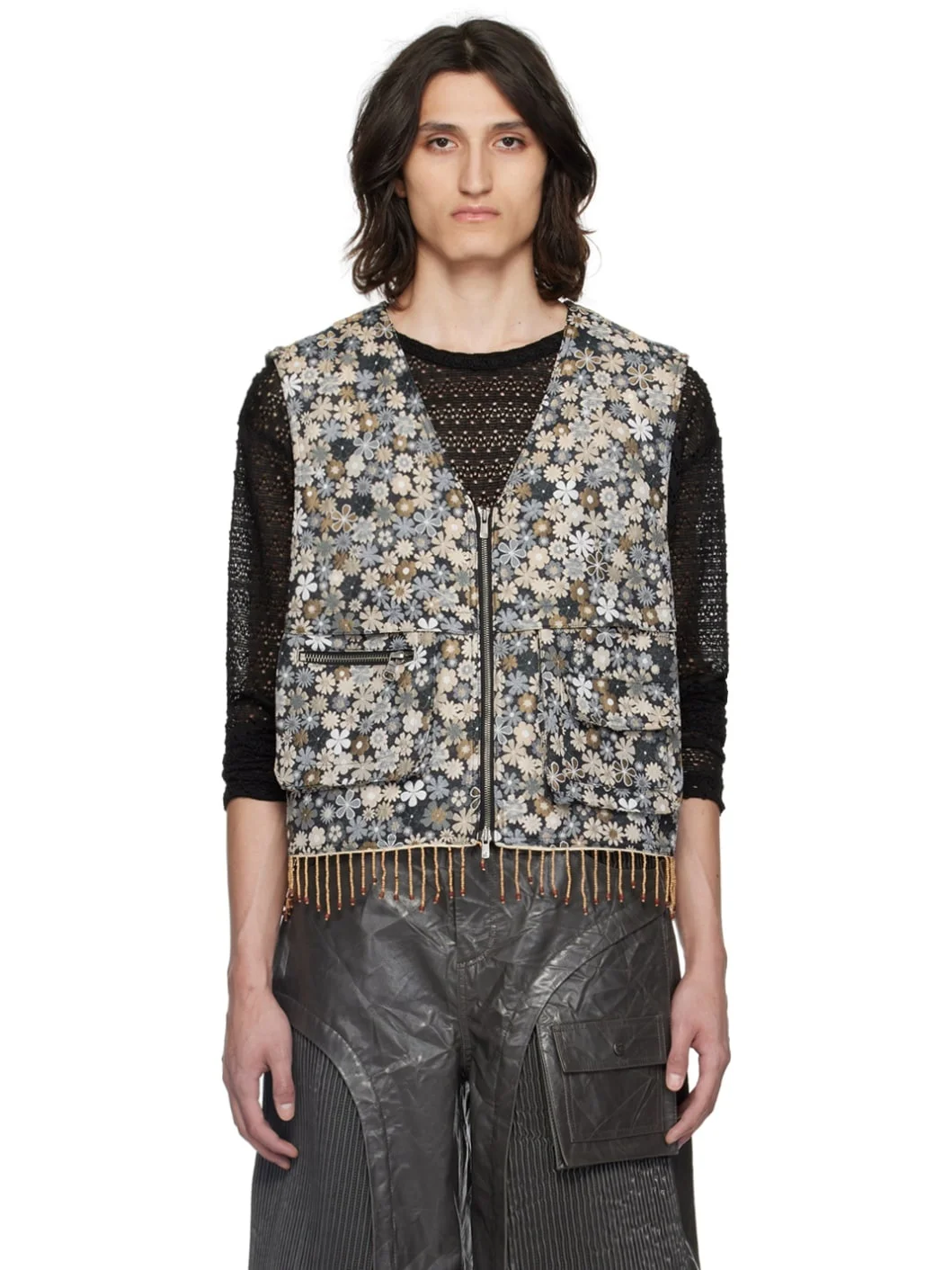 Multicolor Flower Vest - 1