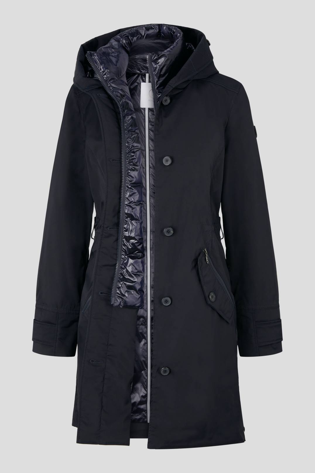 KAJA COAT IN NAVY BLUE - 7