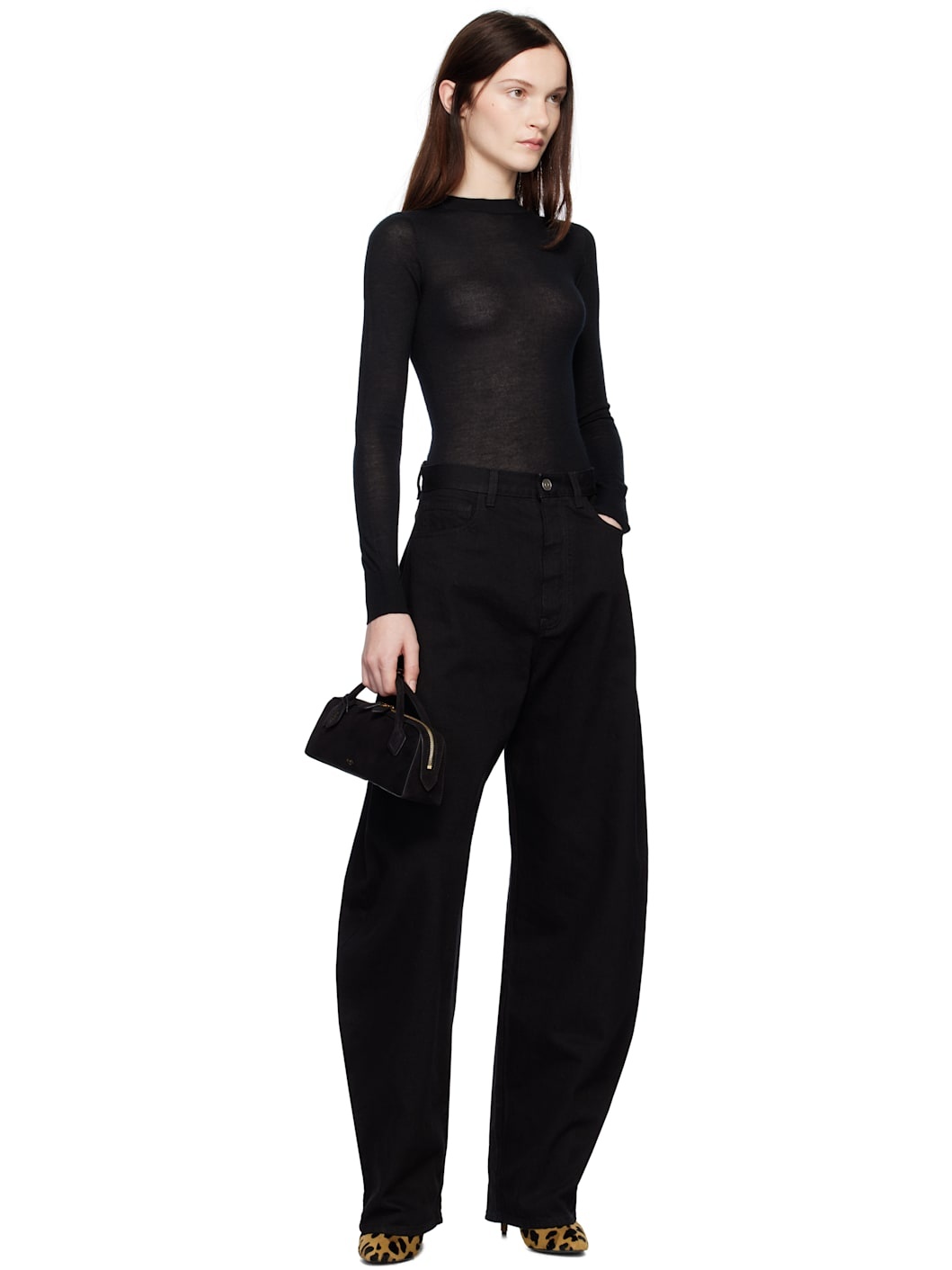 Black 'Le Teckel' Bag - 4