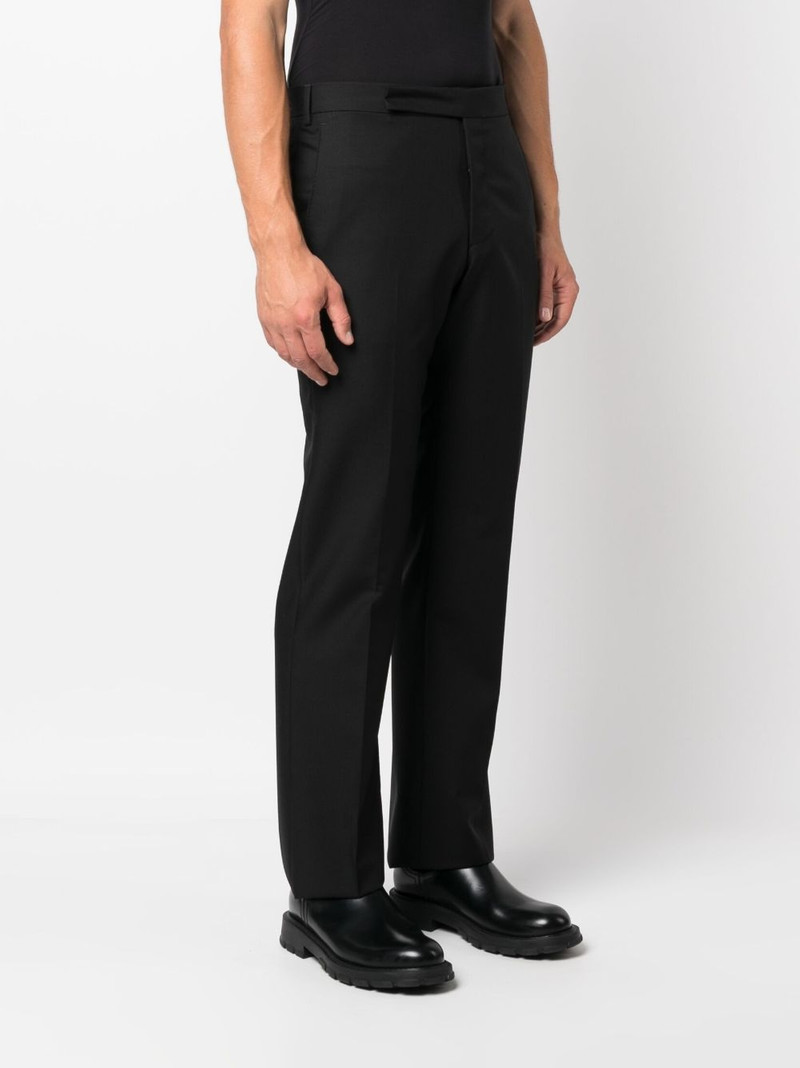 pressed-crease tapered-leg trousers 3