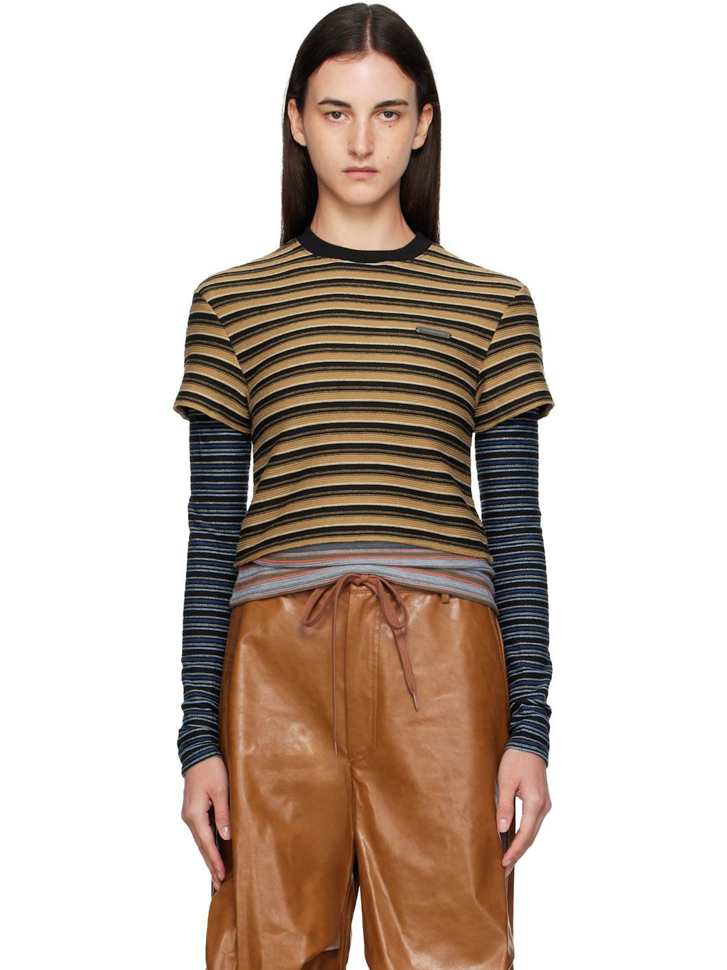 Multicolor Stripe LS T-shirt - 1