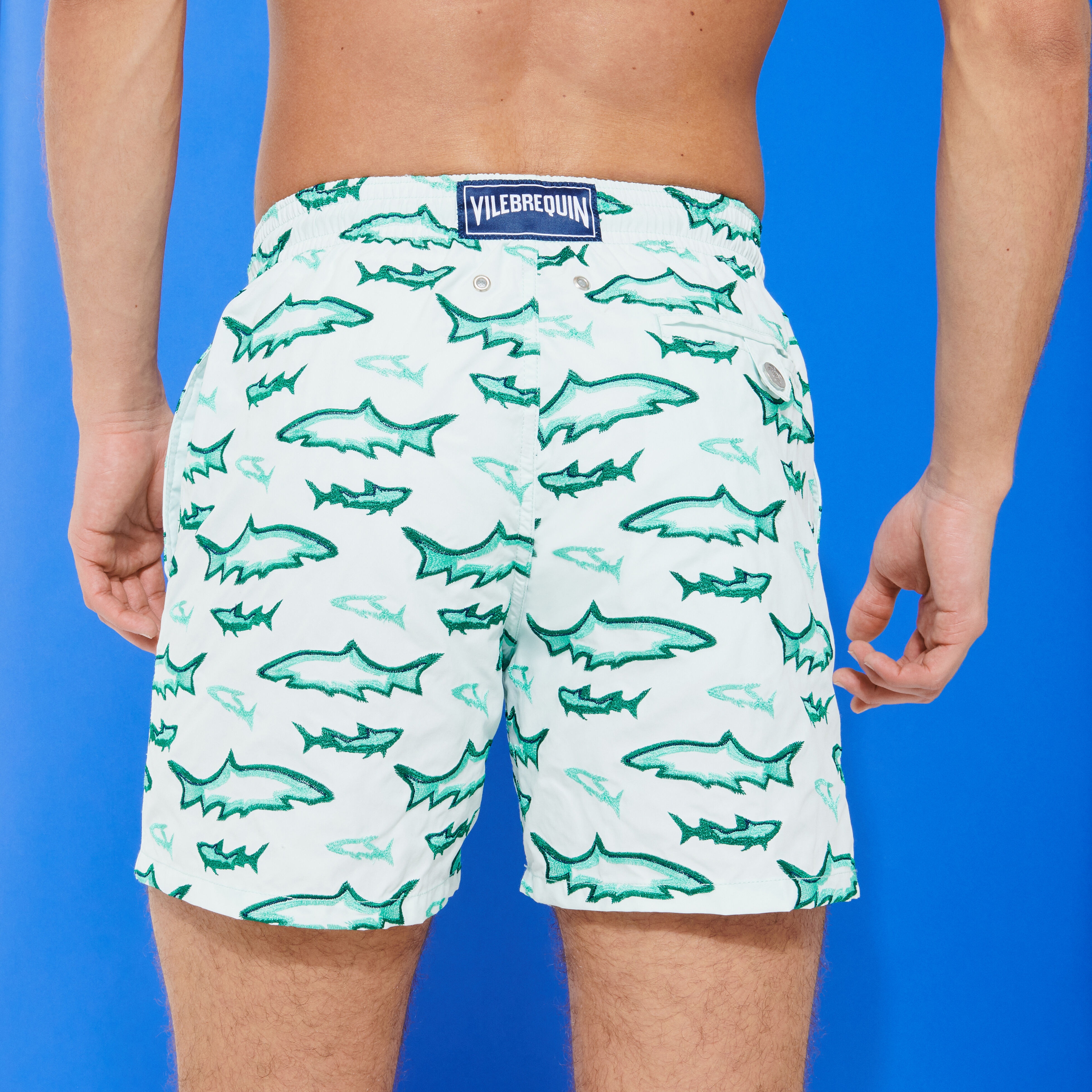 Men Embroidered Swim Trunks Requins 3D - Limited Edition - 4