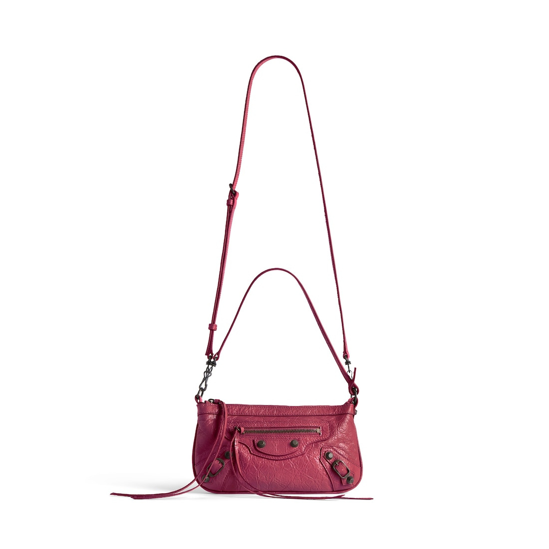 Women's Le City Pouch On Strap in Framboise - 4